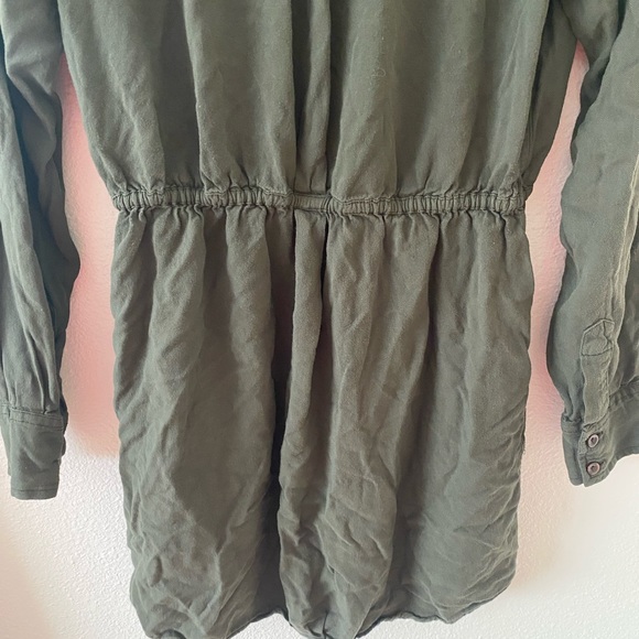 BDG Urban Outfitters Olive Green Button Down Dress - Picture 10 of 12